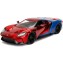 Set Jada Toys Marvel Spiderman + Ford GT 2017