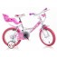Bicicletta Dino Bikes Little Heart 16 Pollici Rosa