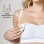 Reggiseno per Gravidanza e Allattamento Medela Keep Cool Bianco Taglia L
