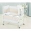 Couette Beige Coeurs + Matelas pour Berceau Bolin Bolon Allegra