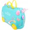 Valigia Cavalcabile Trunki Una Unicorno Verdino