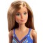 Bambola Barbie Beach Bionda Costume Viola