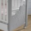 Lettino LED Micuna Dolce Luce Relax Plus Grigio Berlino/Bianco con Cassetto
