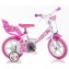 Bicicletta Dino Bikes Little Heart 12 Pollici Rosa