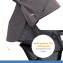 Passeggino Gemellare Joie Aire Twin Dark Pewter