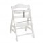 Hauck Alpha Plus High Chair Premium Set - Chaise haute en bois évolutive dès la naissance, avec transat, bascule, inclinable et coussin