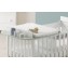 Piano Fasciatoio Azzurra Design Bianco + Materassino Baby Space Bianco/Grigio