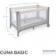 Innovaciones MS Lit de voyage pour bébé 3 pièces 120 x 60, avec matelas et sac de transport Basic Rose