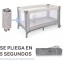 Innovaciones MS Lit de voyage pour bébé 3 pièces 120 x 60, avec matelas et sac de transport Basic Rose