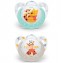 Succhietti Nuk Silicone 0-6 m Winnie the Pooh Bianco Verde