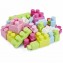 Ecoiffier Carrello rosa Rolly Mattoncini 40 pezzi Maxi