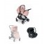 Trio Cam Fluido Easy Cuore Rosa i-Size Portata 22 Kg