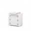Commode Erbesi Evolution avec Rallonge pour Table à Langer Blanc Naturel 