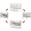 Lettino Evolutivo Co-Sleeping Pali Flippy Bianco (Trasformabile da Culla a Lettino a Divanetto a Poltroncina + 2 Materassi + Piumone Paracolpi)