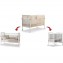 Set Pali Flippy Bianco (Lettino Trasformabile in Culla + 2 Materassi + Piumone Paracolpi)