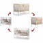 Set Pali Flippy Bianco (Lettino Trasformabile in Culla + 2 Materassi + Piumone Paracolpi)