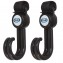 Ganci Pali Portaborse Universale per Passeggini Black