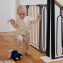 Lionelo Truus Slim Grey Cancelletto di sicurezza-Larghezza Regolabile da 75 fino a 105 cm 