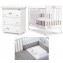 Set Baby Fashion Love Bianco Grigio
