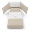 Set Erbesi Molly Bianco Tortora