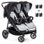 Passeggino Gemellare Hauck Rapid3R Duo Silver/Charcoal