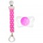 Succhietto Chicco Micrò 0-2m + Fashion Clip Rosa