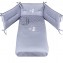 Completo Piumone Picci Stella Ricamato Grigio 3pz
