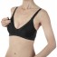 Reggiseno Allattamento Chicco in Cotone Nursing Bra Nero 4C