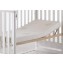 Ensemble de couette Cot Contact Light Blue Design Gris + Matelas + Blanc Rose