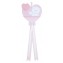 Fiocco Nascita Andy & Helen Orsetto Cuore Rosa