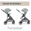 Trio Chicco Seety 2 con Seggiolino Kory Essential i-Size Sage 