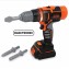 Trapano/Avvitatore Giocattolo Smoby Black + Decker