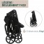 Chicco Seety Boston Grey Trio avec siège auto Kory Essential i-Size noir capacité 22 kg