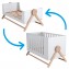 Lettino Trasformabile Micuna Swing Bianco