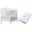 Kit Lettino Azzurra Design Web Bianco + Materasso