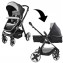 Passeggino Reversibile Migo Vicky Grey Platinum 2 in 1