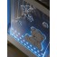 Lettino Erbesi Stella Magic con Pannello LED WIFI Bianco Grigio