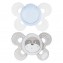 Chicco Physio Comfort Sucette Silicone 2pcs Blanc-Bleu Clair-Beige 0-6m