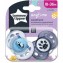 Tommee Tippee Set 02 Succhietti Anytime 18-36M Silicone Ortodontica Panda & Impronta Azzurro Blu