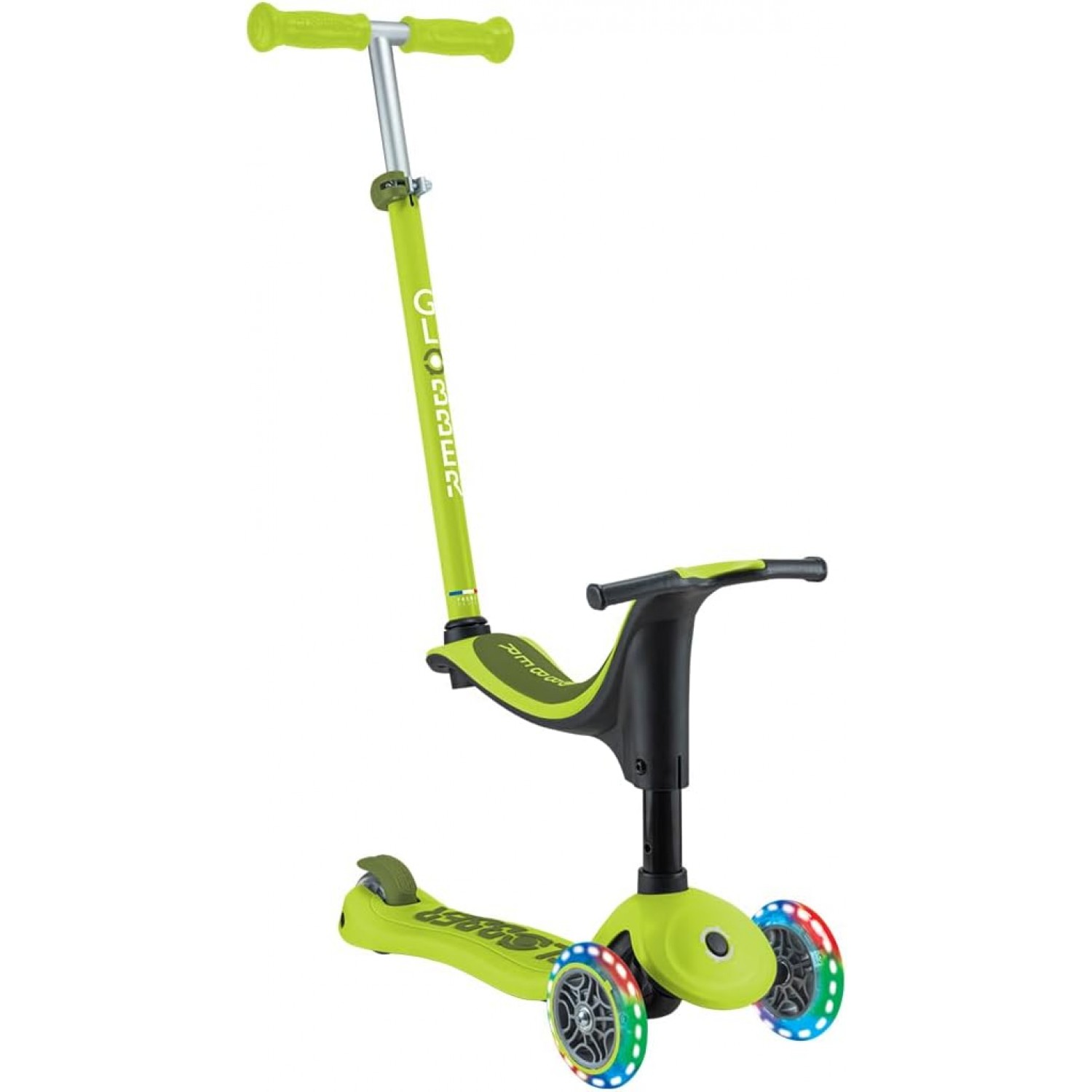Produit : Monopattino Evolutivo Globber Go Up Sporty Lights Verde Lime