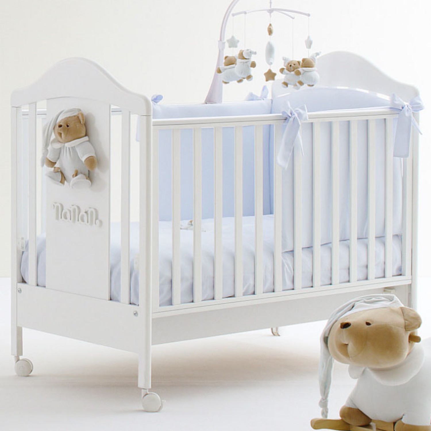 Produit : Lit bébé Nanan Tato Baby Bleu Clair