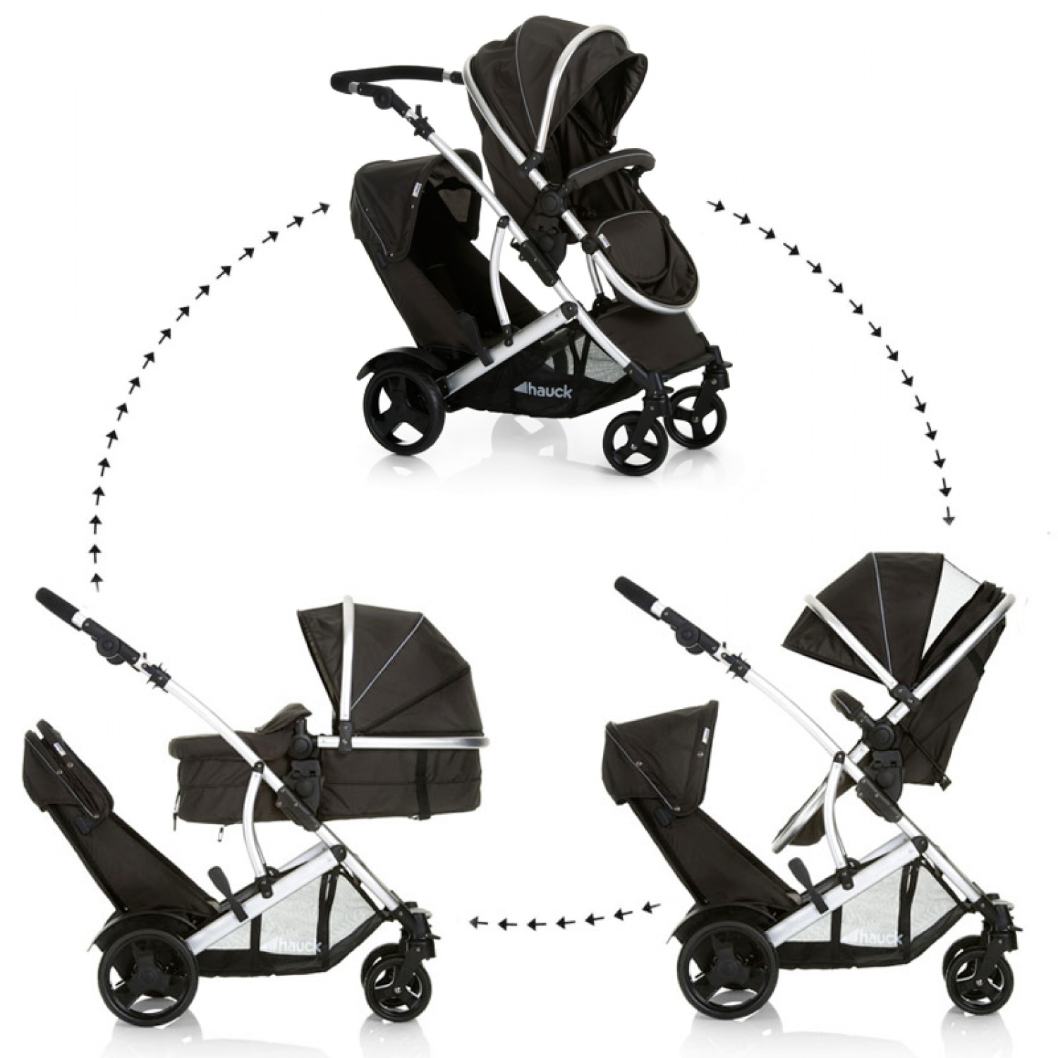 poussette double zobo